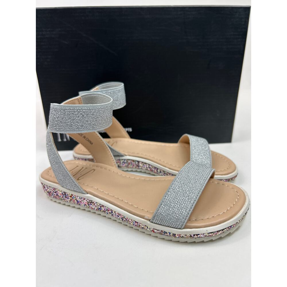 I.N.C. Lola Silver Sandals Size 12 M‎
